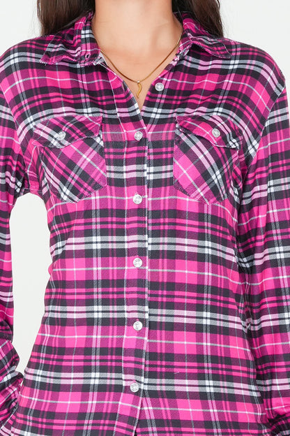 Plaid Blouse