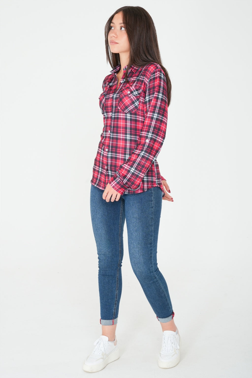 Plaid Blouse