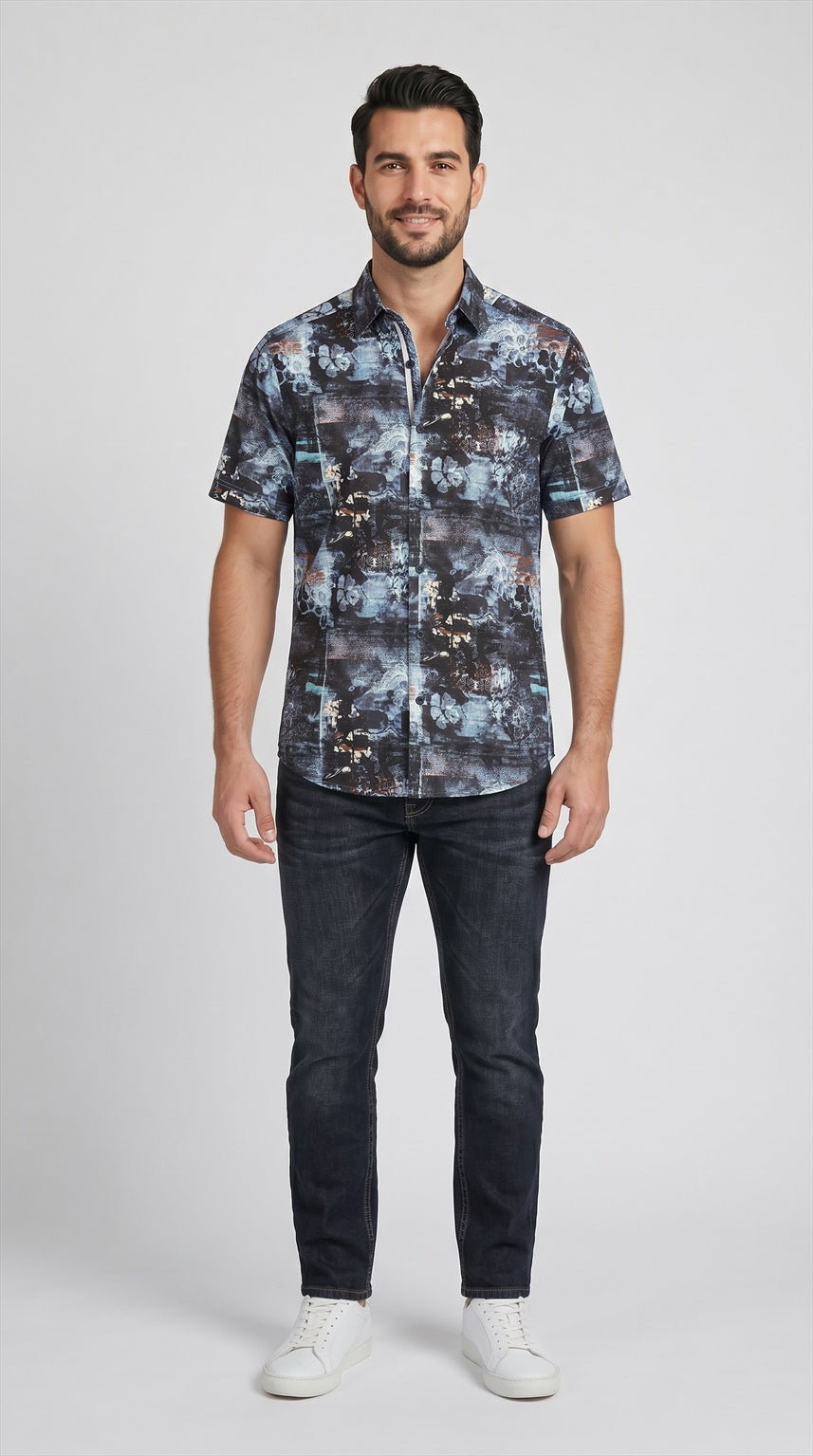 Short Sleeve Printed Shirt