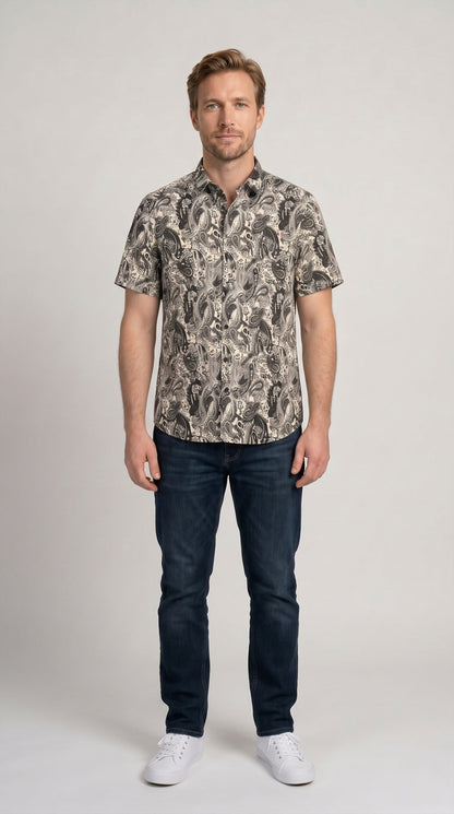 Short Sleeve Printed Shirt