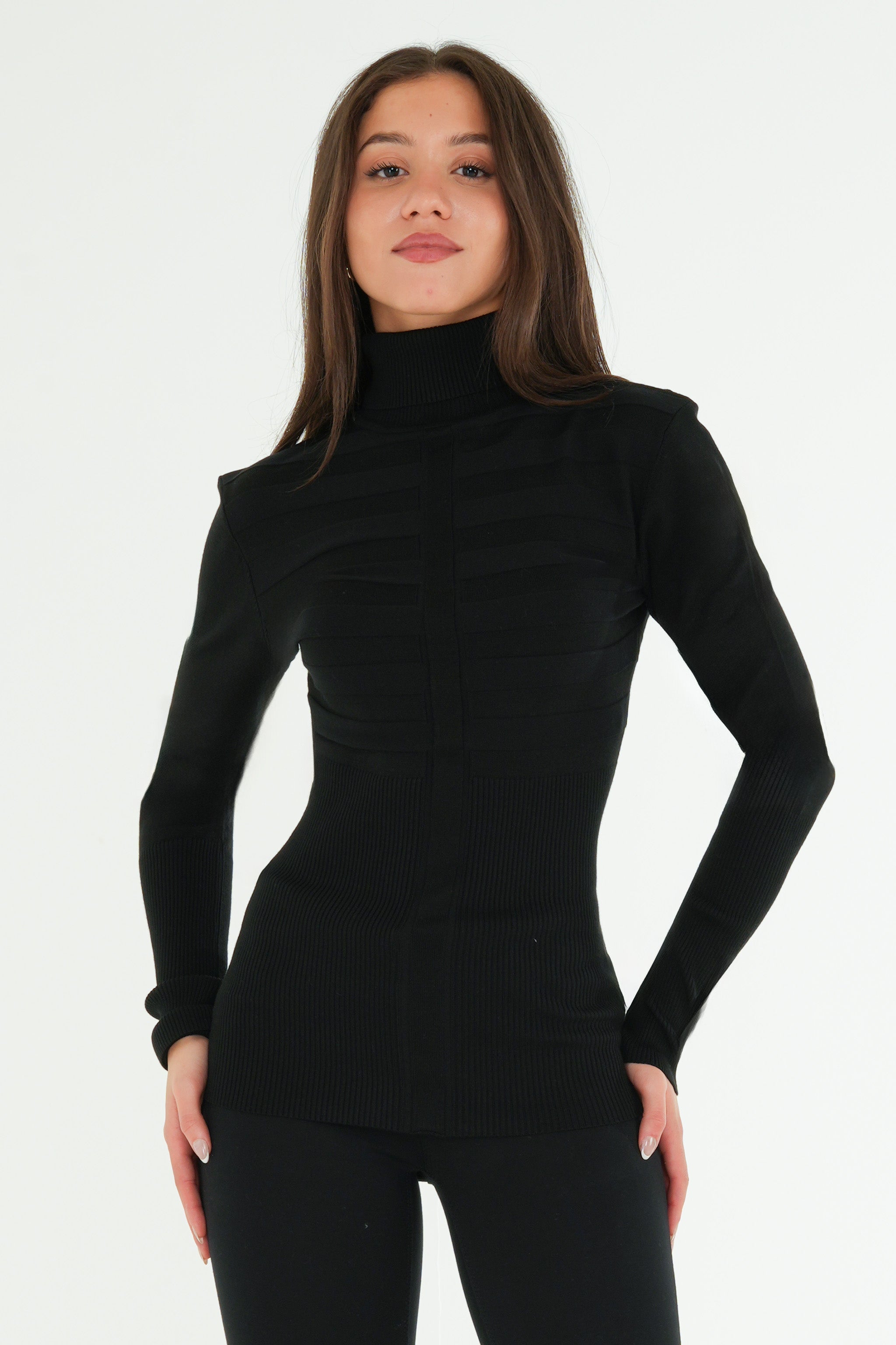 La belle turtleneck blouse hotsell