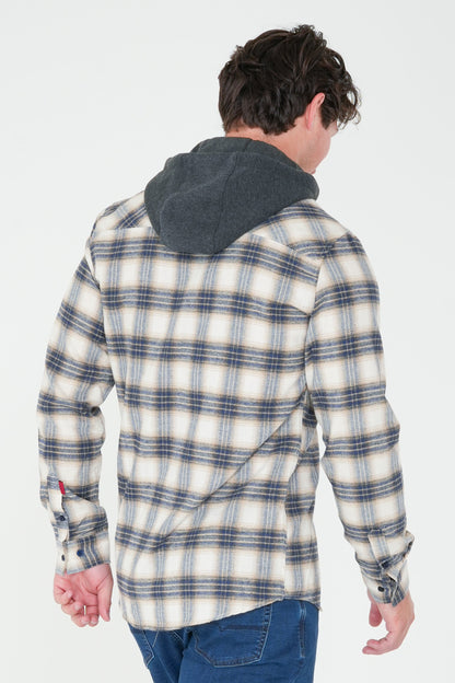 Flannel Hoody Shirt