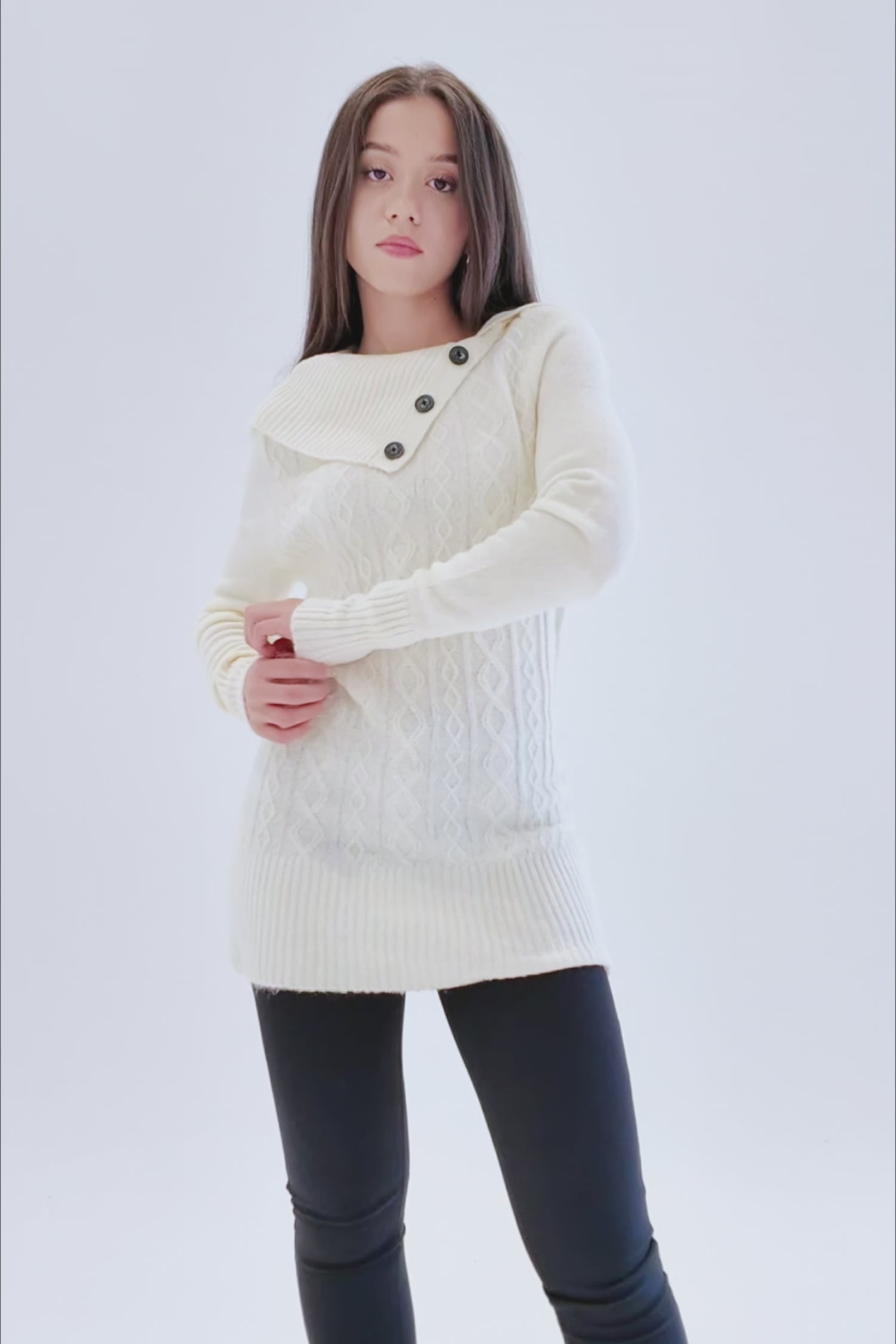 Split Neck Sweater