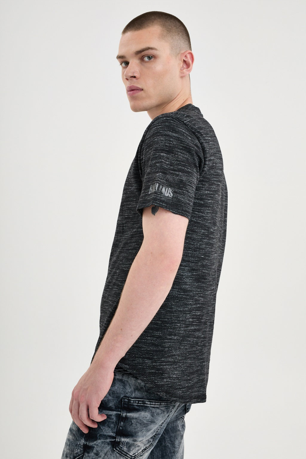 Printed T-Shirt Henley