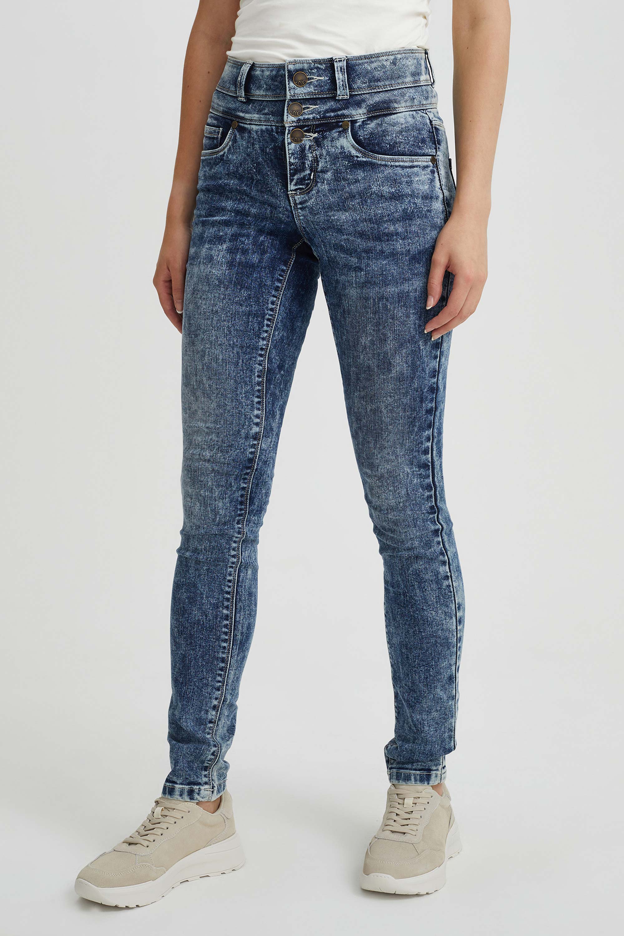 High waisted black sale acid wash jeans