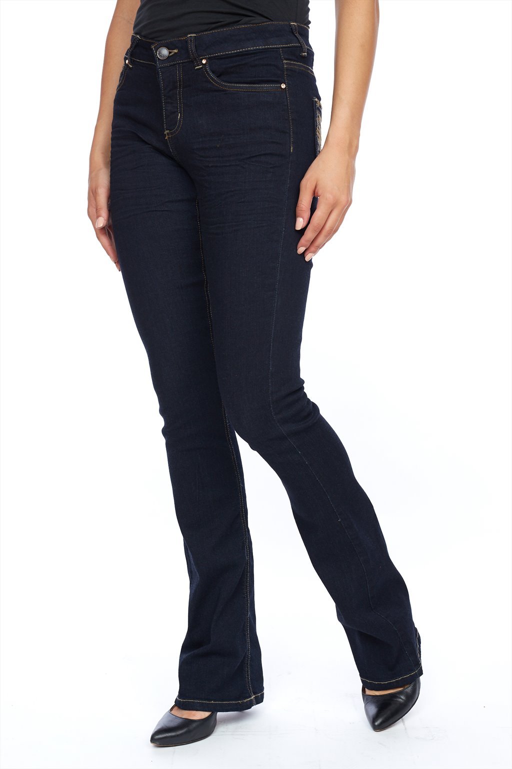 Sophie jeans with semi-flared leg