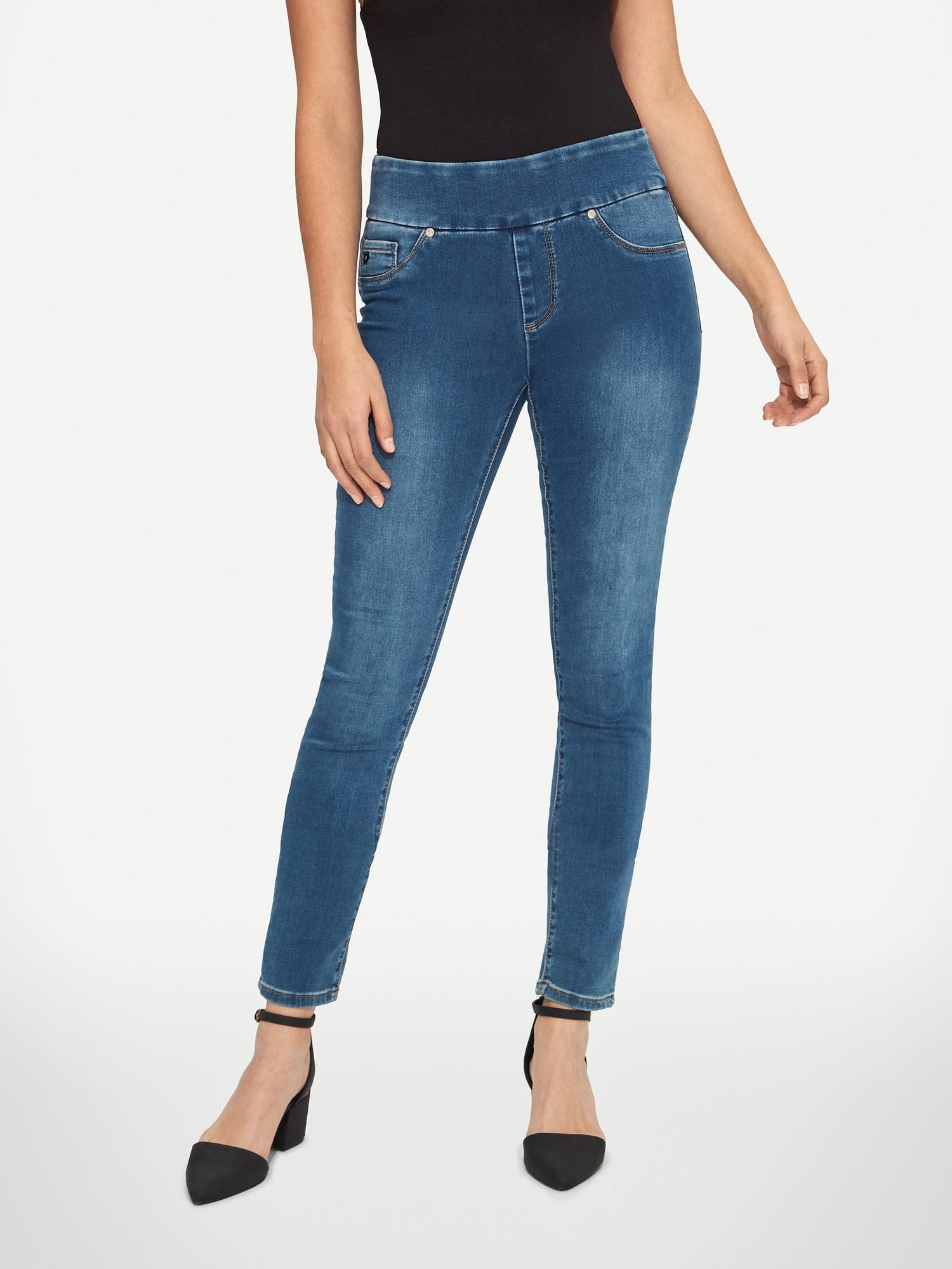 Liette jeans with tight legs – Le Jean Bleu