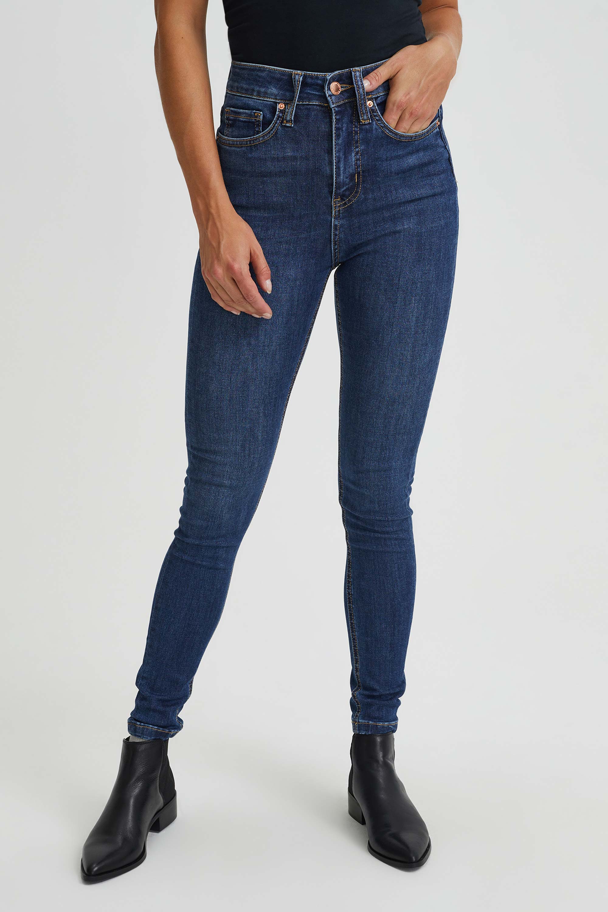 Jean bleu online skinny